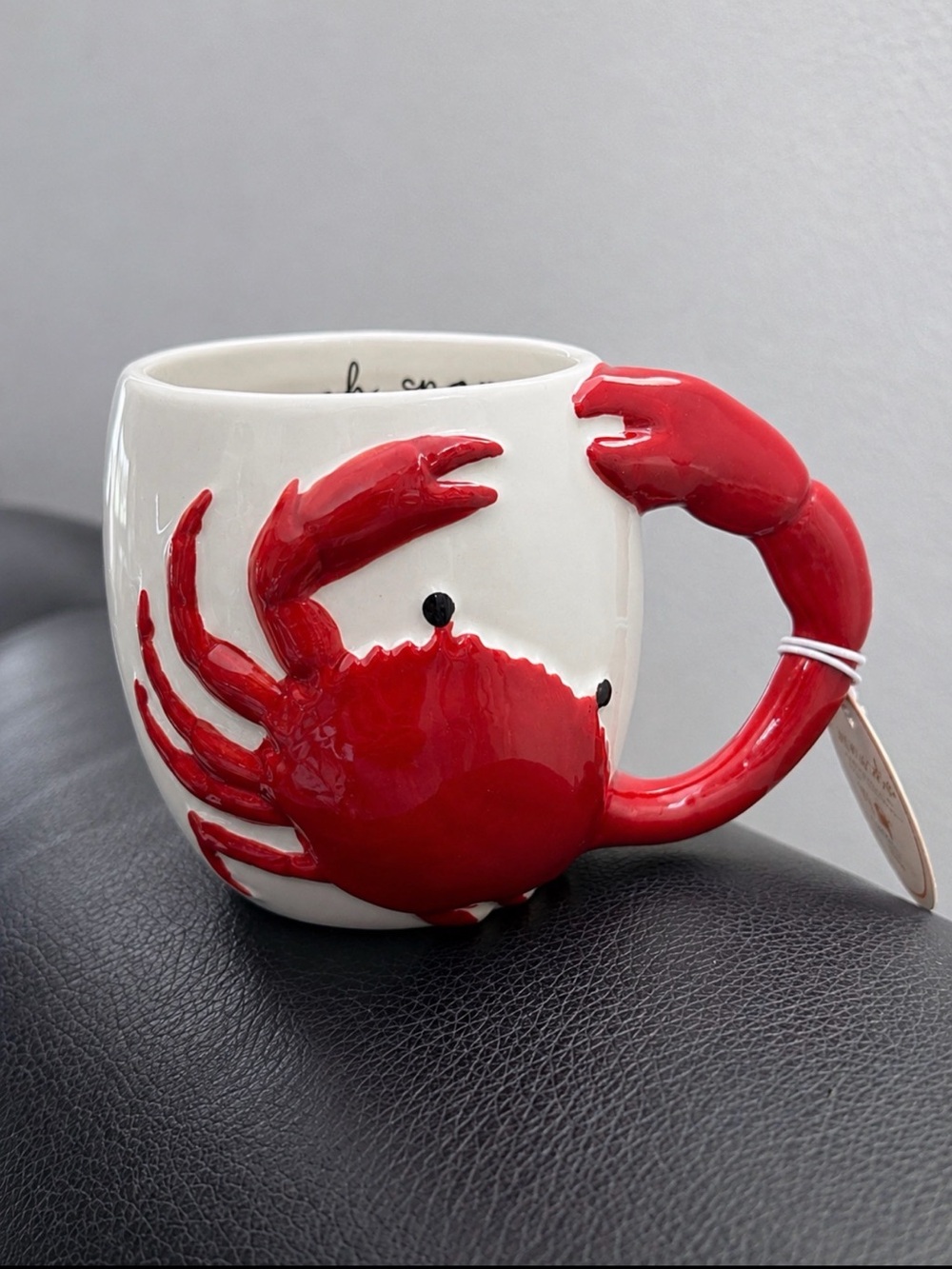 NEW Red Crab Ceramic Mug - Home Dining Coffee Tea chocolate